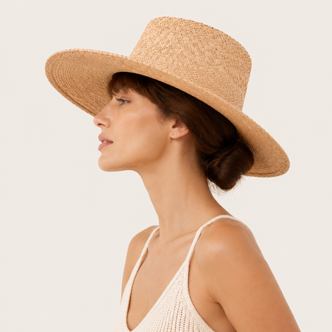 Raffia Cowboy Sun Hat