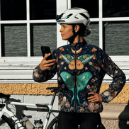 Mystic Luna Moth & Wild Flora Pro Aero Windbreaker Jacket