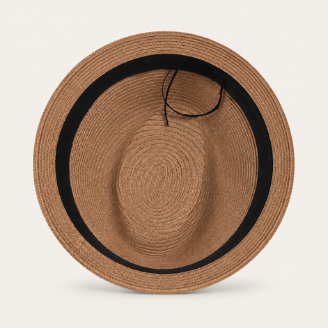 Classic Woven Straw Trilby Hats