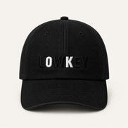 Slogan Washed Denim Baseball Caps