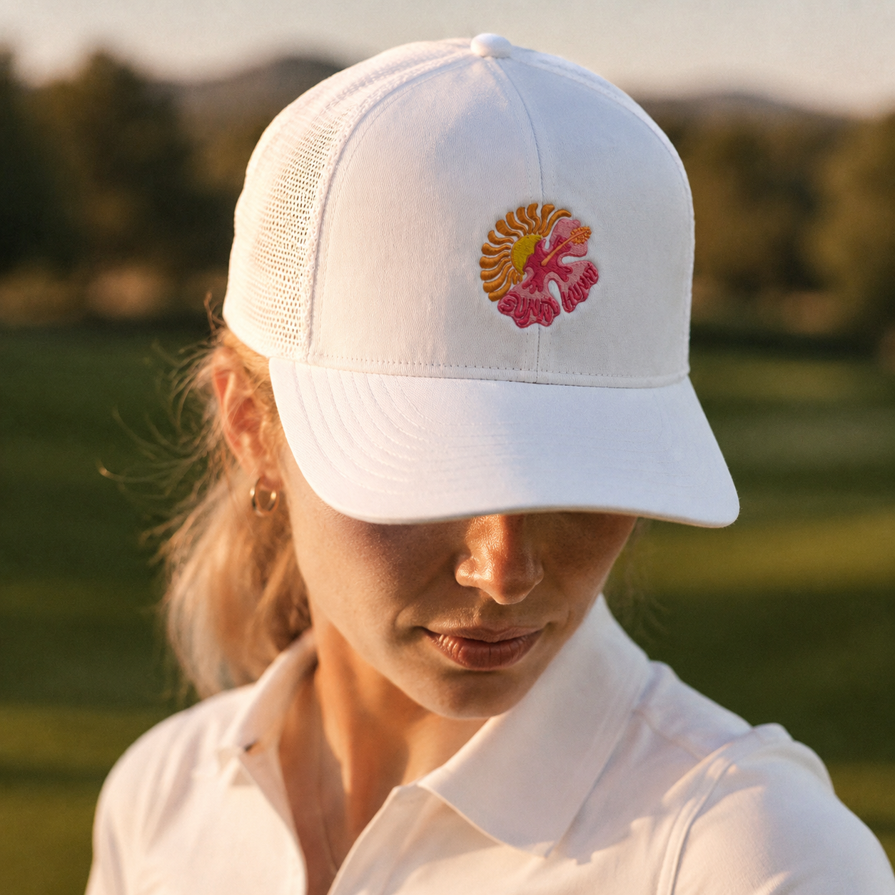 Sunny Funny Hibiscus Snapback