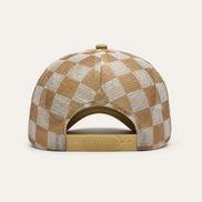 Checkerboard Mesh Trucker Hats