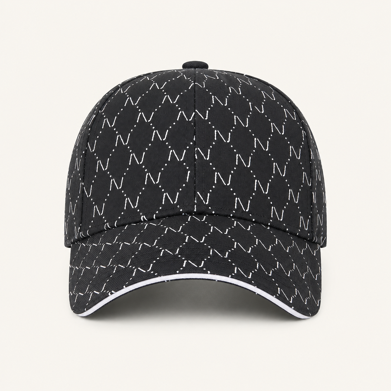 Geometric Stitch Baseball Cap
