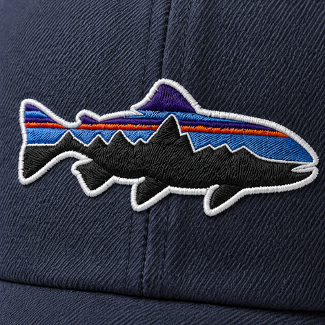 Outdoor Mountain Fish Baseball Caps