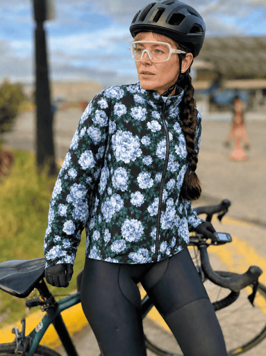 Vintage Blue Bloom Heritage Pro Aero Windbreaker Jacket