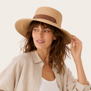 Ribbon Straw Sun Hat