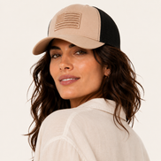 Tonal Flag Trucker Cap