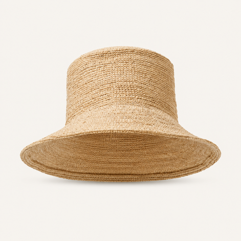 Woven Straw Bucket Hats