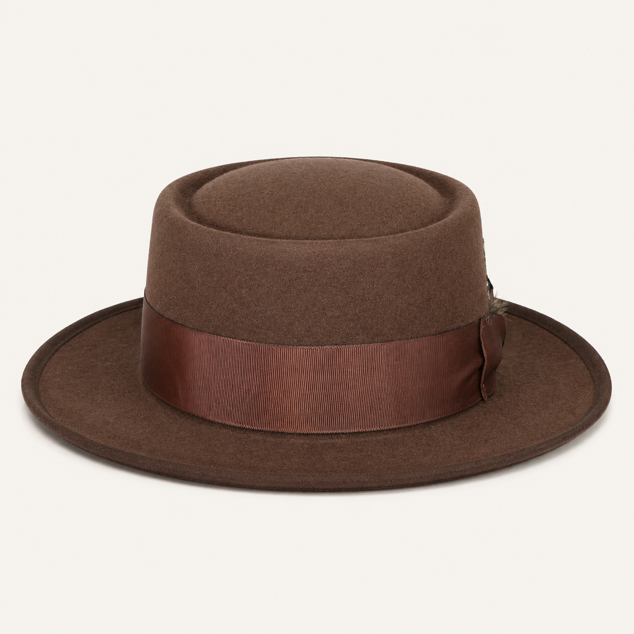 Vintage Feather Pork Pie Hats