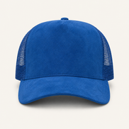 Red Suede Trucker Cap