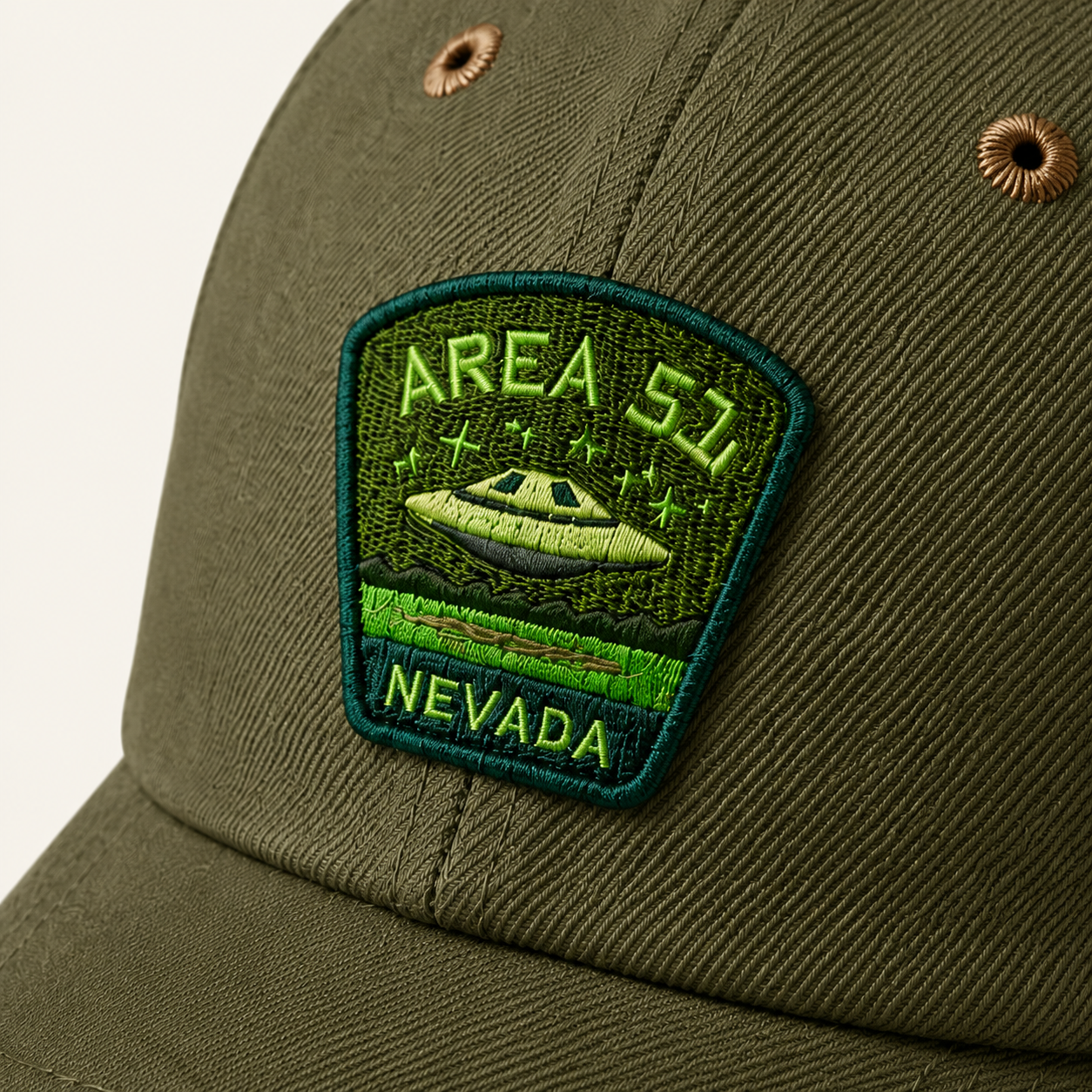 Area 51 UFO Graphic Baseball Caps