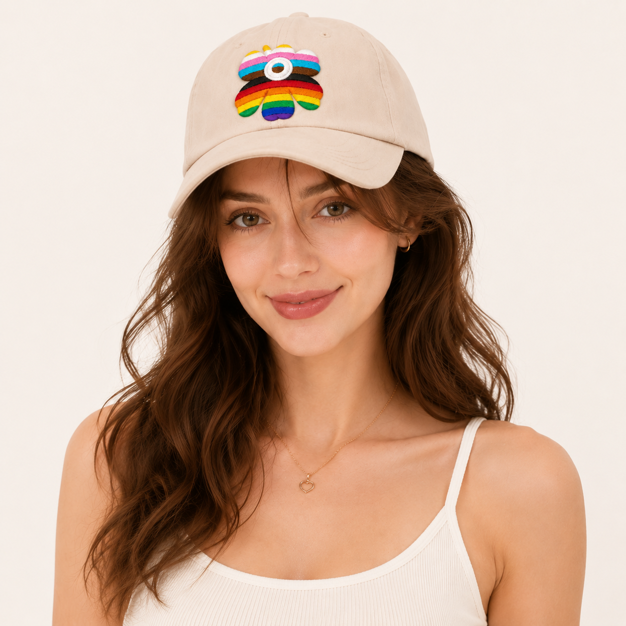 Rainbow Bee Baseball Cap