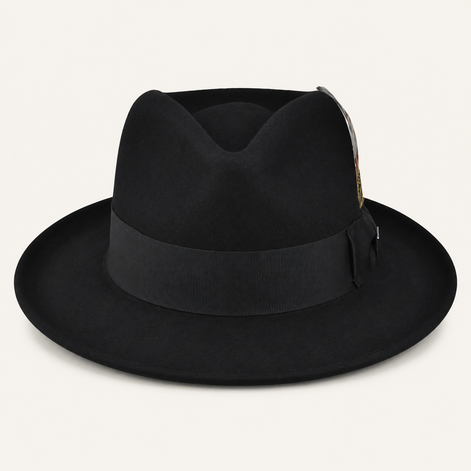 Classic Feather Accent Fedora Hats