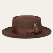 Vintage Feather Pork Pie Hats
