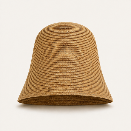 Minimalist Woven Cloche Hats