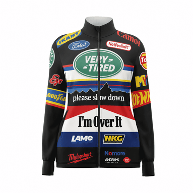 Painfully Sponsored Parody Badge Pro Aero Windbreaker Jacket