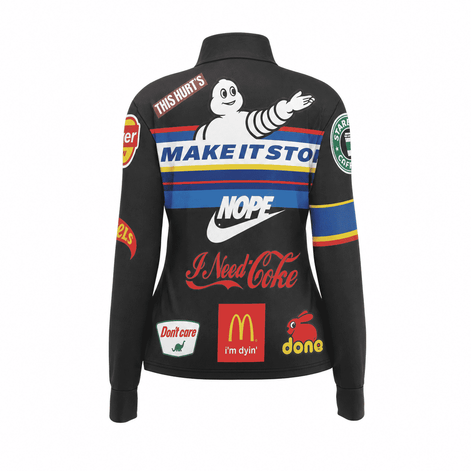 Painfully Sponsored Parody Badge Pro Aero Windbreaker Jacket