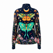 Mystic Luna Moth & Wild Flora Pro Aero Windbreaker Jacket