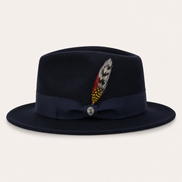 Classic Feather Accent Fedora Hats