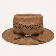 Vented Straw Fedora Hats