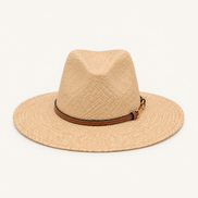 Chain Belted Fedora Hats