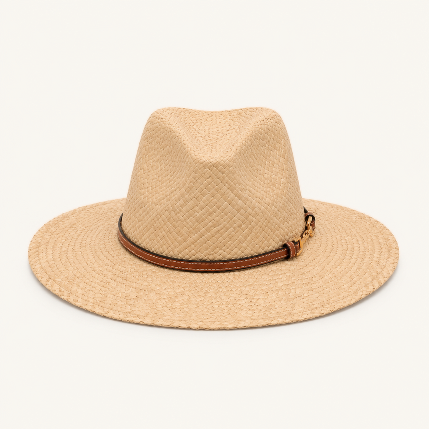Chain Belted Fedora Hats