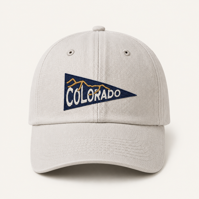 Vintage Colorado Pennant Baseball Caps