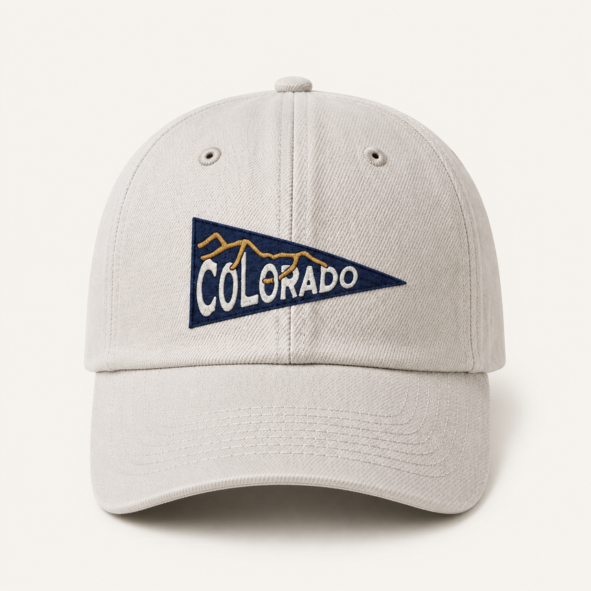 Vintage Colorado Pennant Baseball Caps