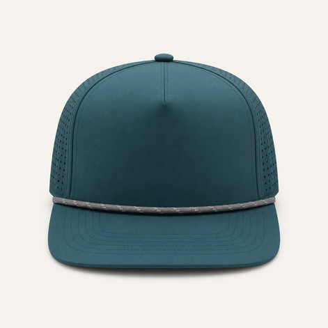Olive Rope-Trim Performance Cap