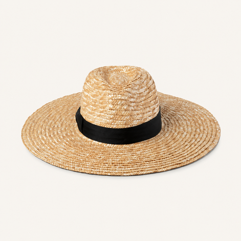 Classic Wide Brim Straw Fedora Hats
