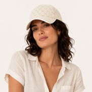 Geometric Stitch Baseball Cap