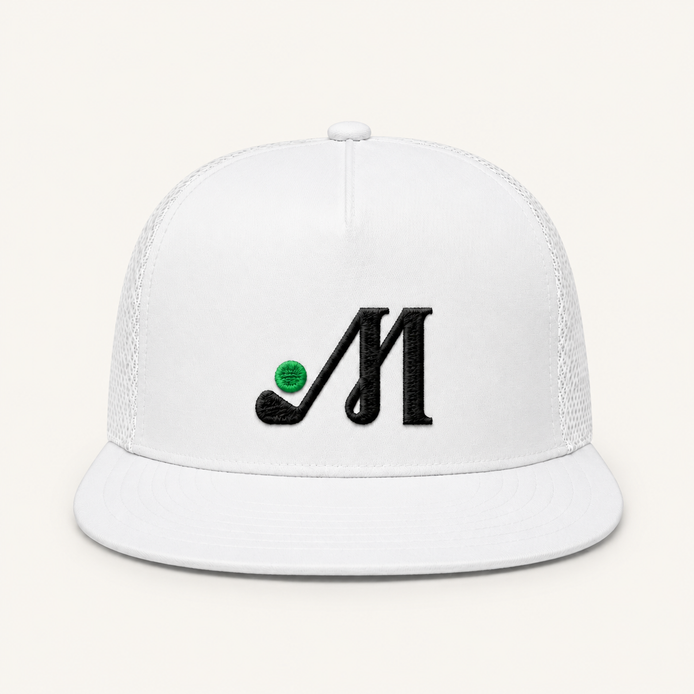 Golf Letter M Embroidery Baseball Caps
