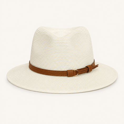 Tasseled Belted Fedora Hats