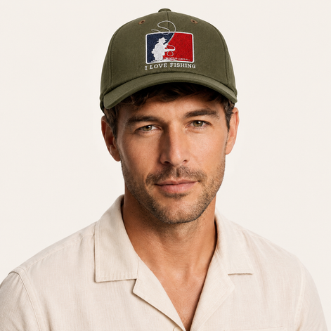I Love Fishing Baseball Cap