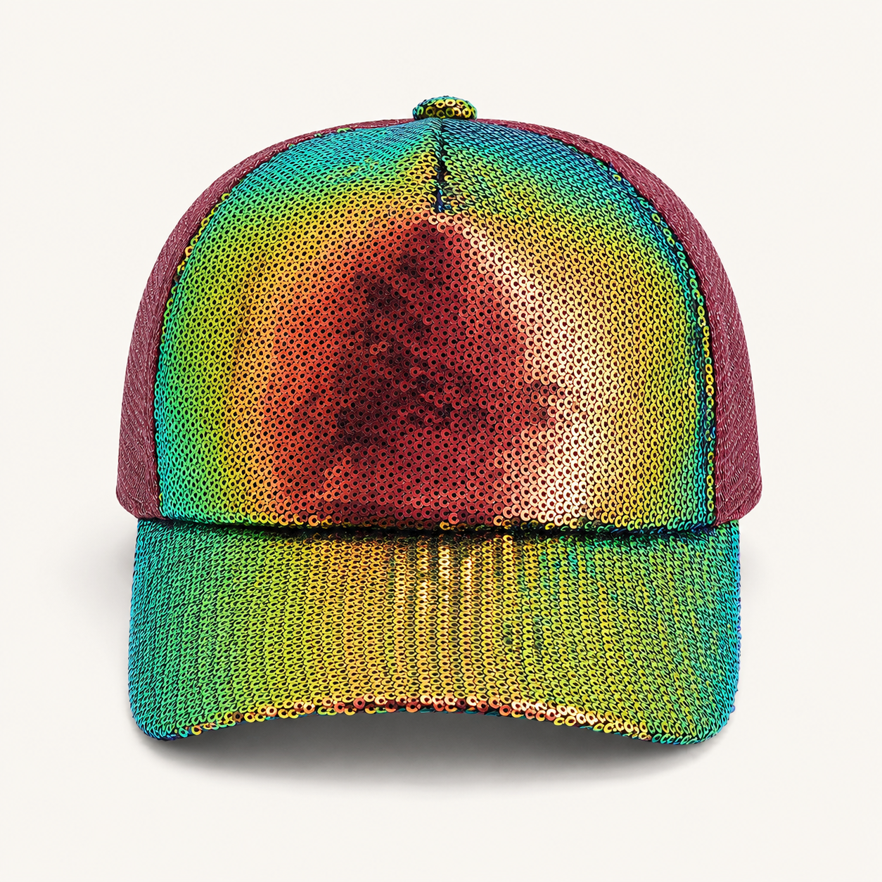 Iridescent Sequin Baseball Cap