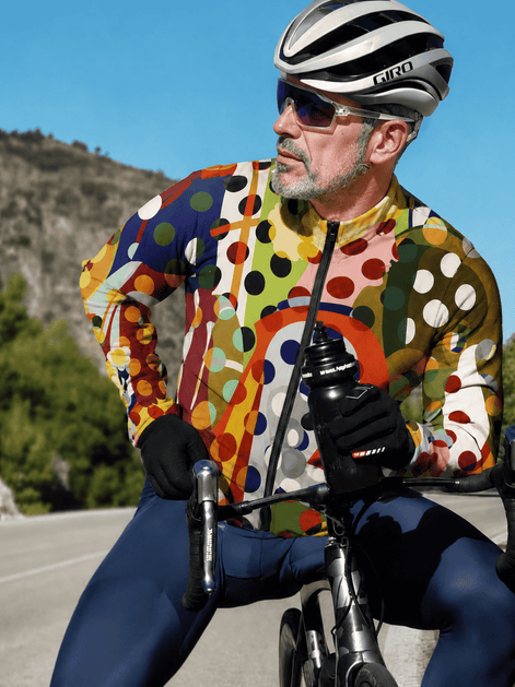 Retro Geo Polka Dot Pop Art Pro Aero Windbreaker Jacket