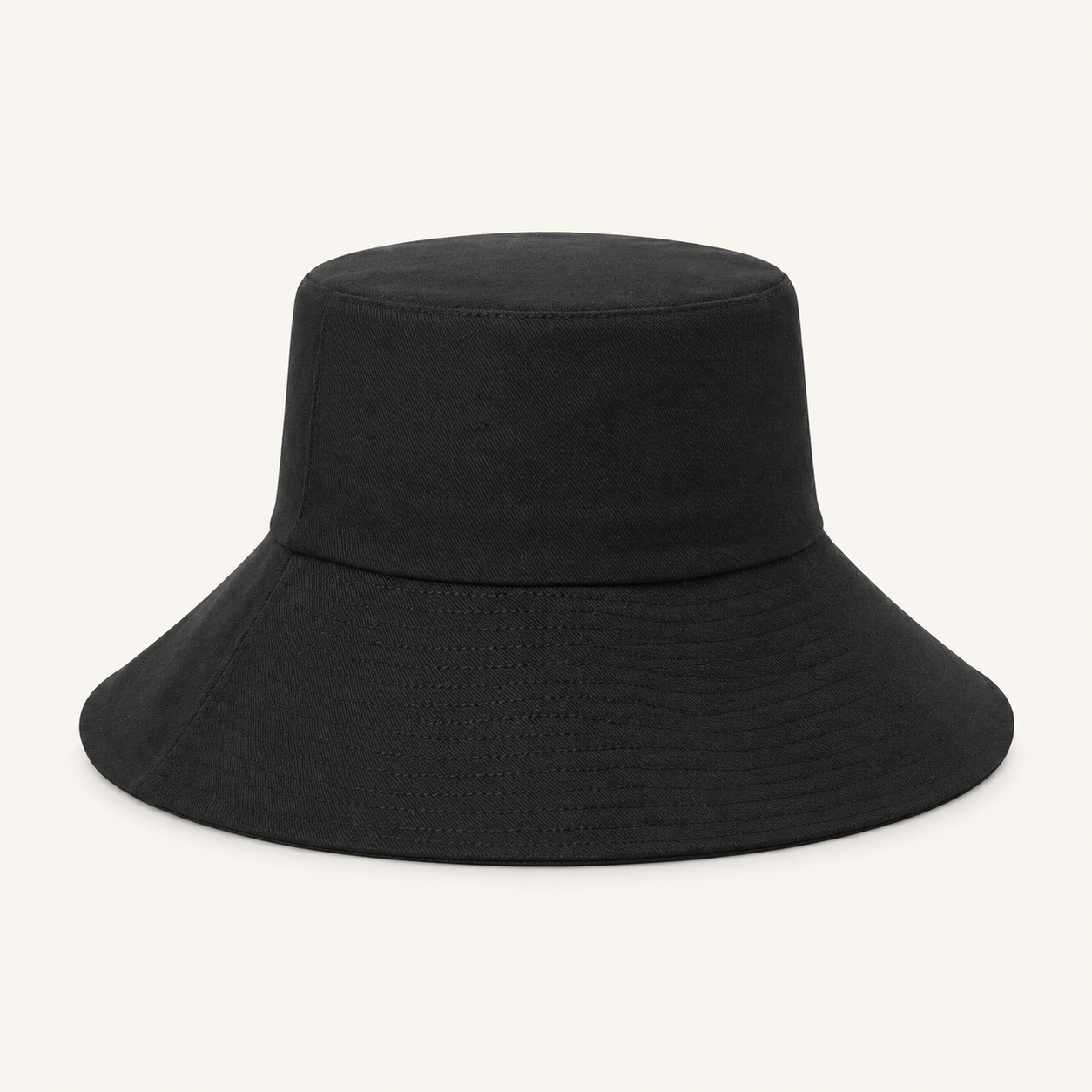 Minimalist Wide Brim Bucket Hats
