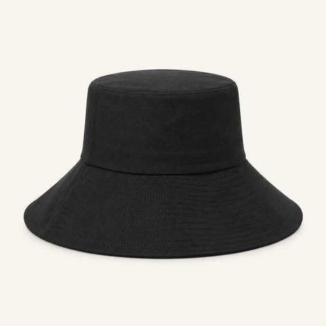 Minimalist Wide Brim Bucket Hats