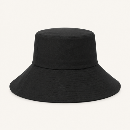 Minimalist Wide Brim Bucket Hats