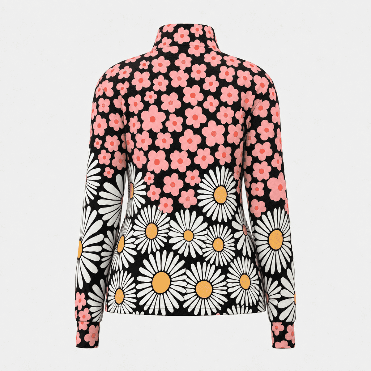 Retro Daisy Pop Windproof Jacket
