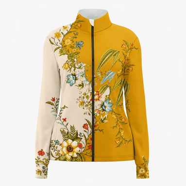Golden Botanical Garden Windproof Jacket