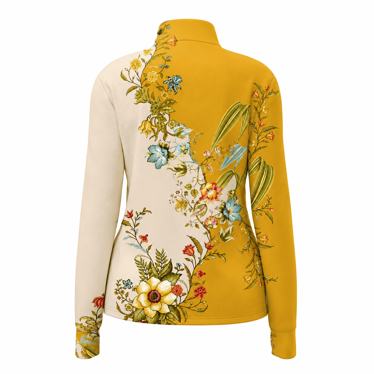 Golden Botanical Garden Windproof Jacket