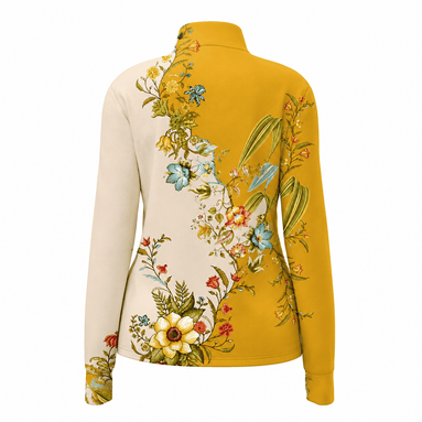 Golden Botanical Garden Windproof Jacket