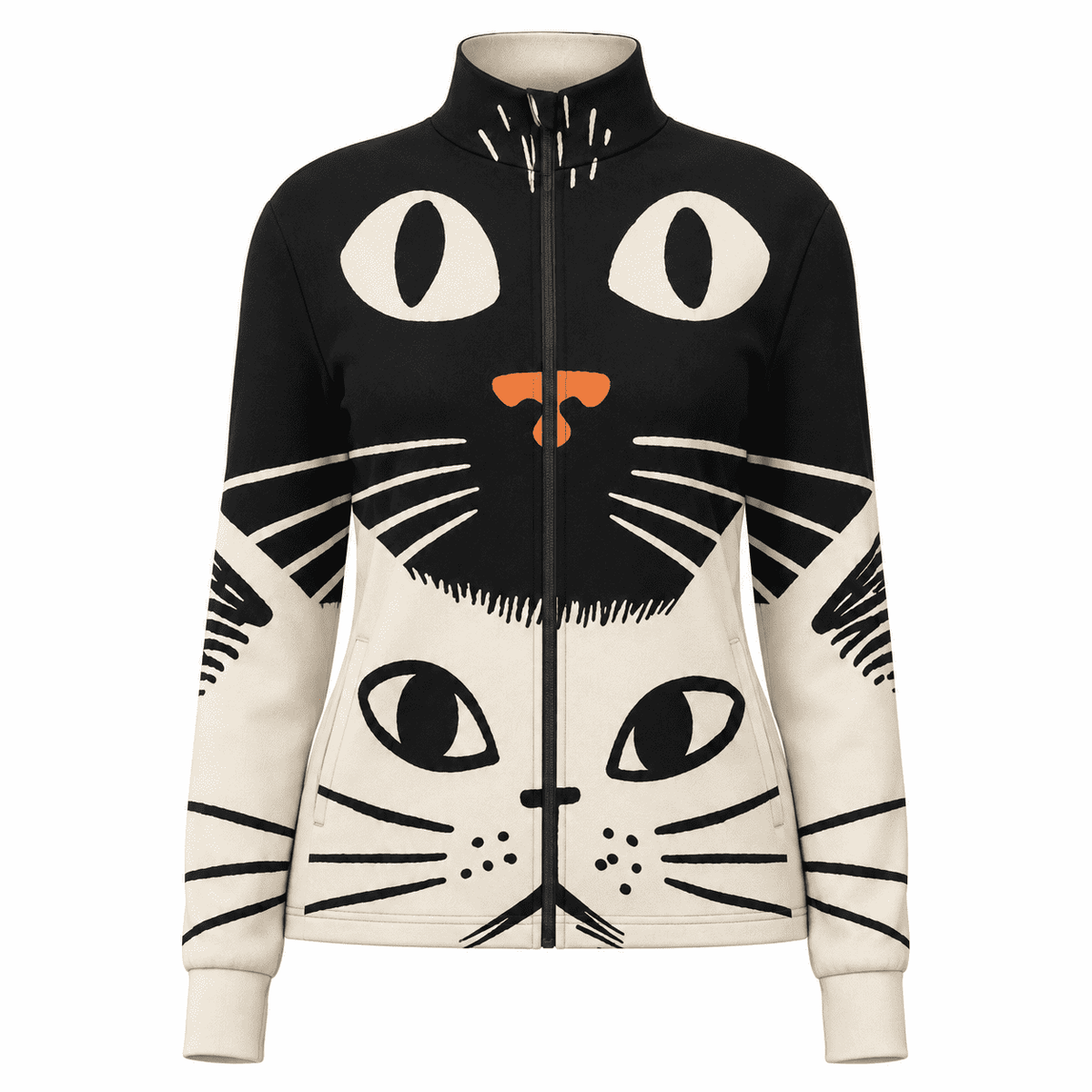 Cat Duo Graphic Windproof Jacket