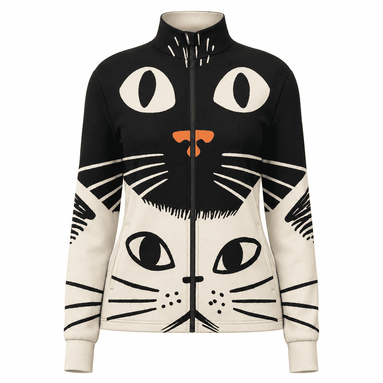 Cat Duo Graphic Windproof Jacket