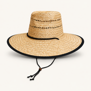 Vented Straw Lifeguard Hats