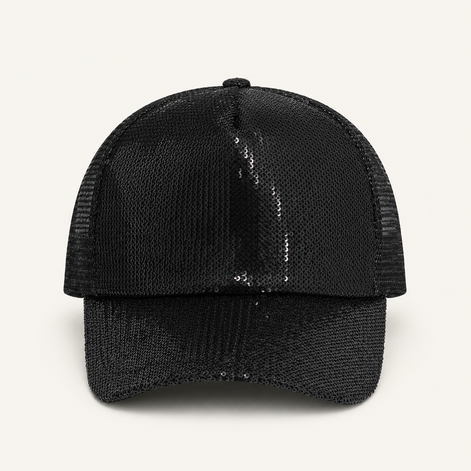 Iridescent Sequin Baseball Cap