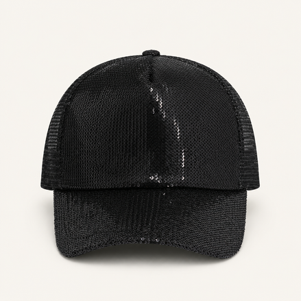 Iridescent Sequin Baseball Cap