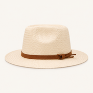 Knotted Belt Woven Fedora Hats