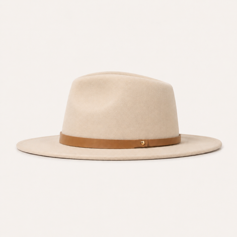 Minimalist Wool Felt Fedora Hats